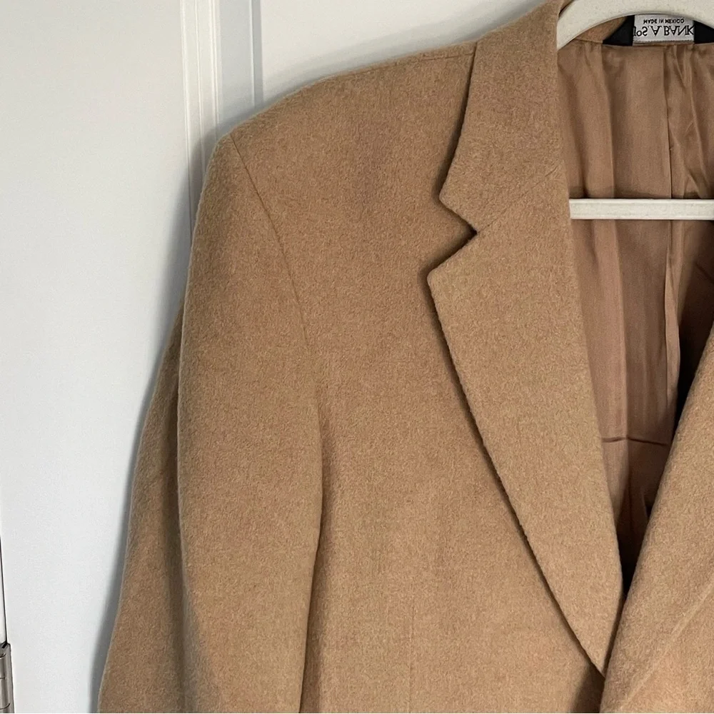 Jos A. Bank Tan Gordon Camelhair 2-Button Sport Coat Blazer Jacket nbnn